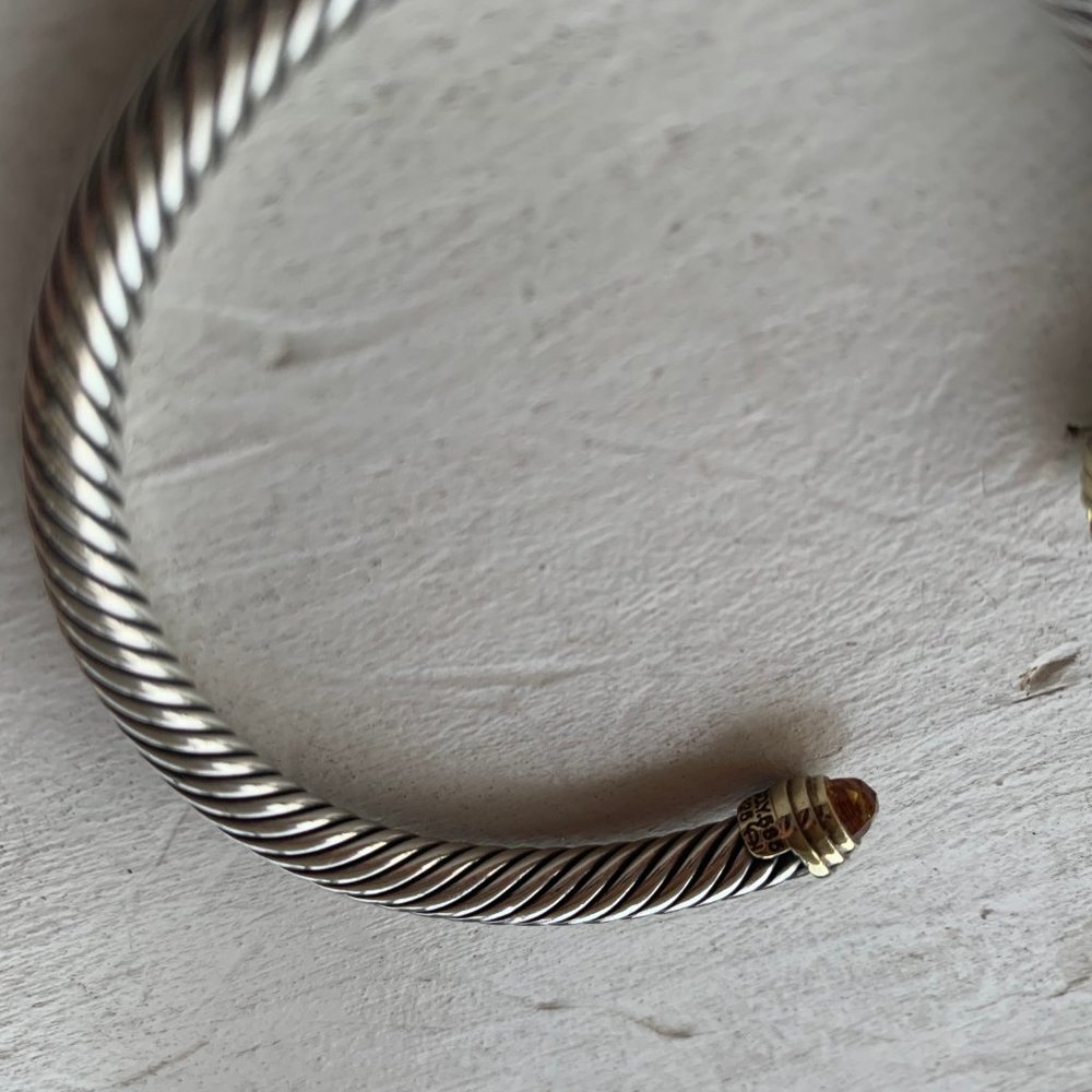 David Yurman Cable Classic 5mm Bracelet-Citrine - Picture 2 of 3
